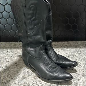 Vintage Genuine Leather Cowboy Boot